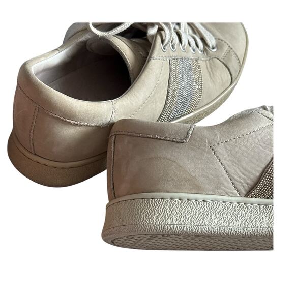 Brunello Cucinelli Suede Striped Sneakers Size 7.5 US (37.5) - Picture 4 of 9